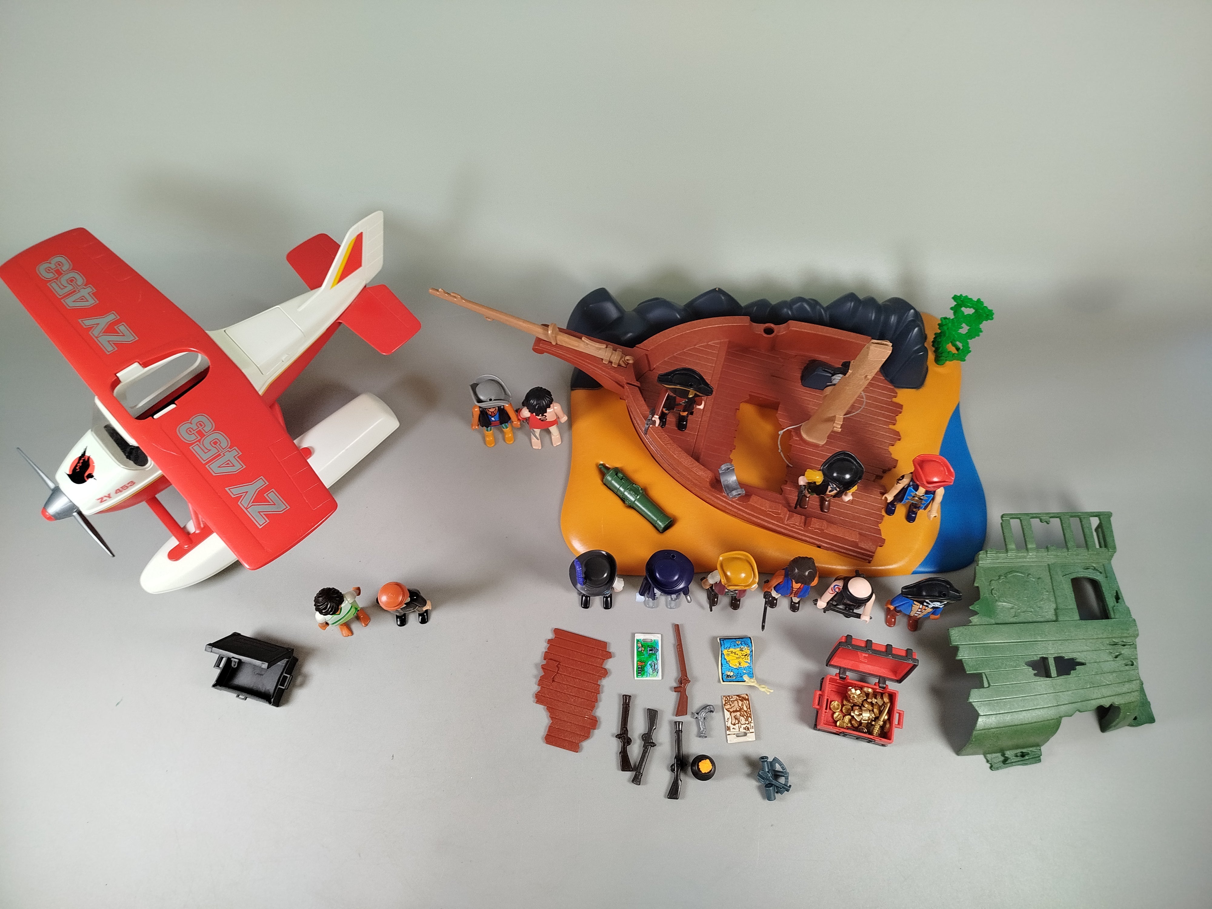 Playmobil Piraten-Abenteuer Set, Seeflugzeug ZY 453
